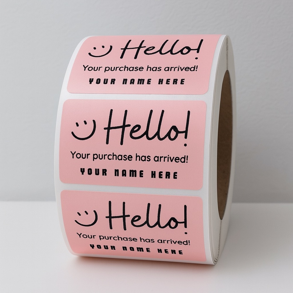 Custom Small-Biz Sticker Pack | 2.25×1.25″ Packaging Labels